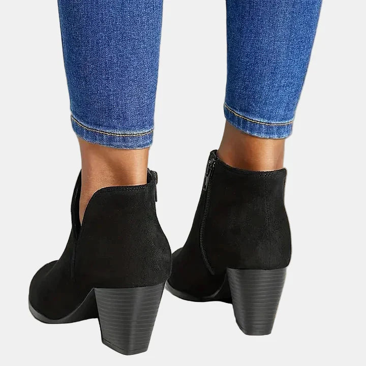 Manon | Block Heel Ankle Boots