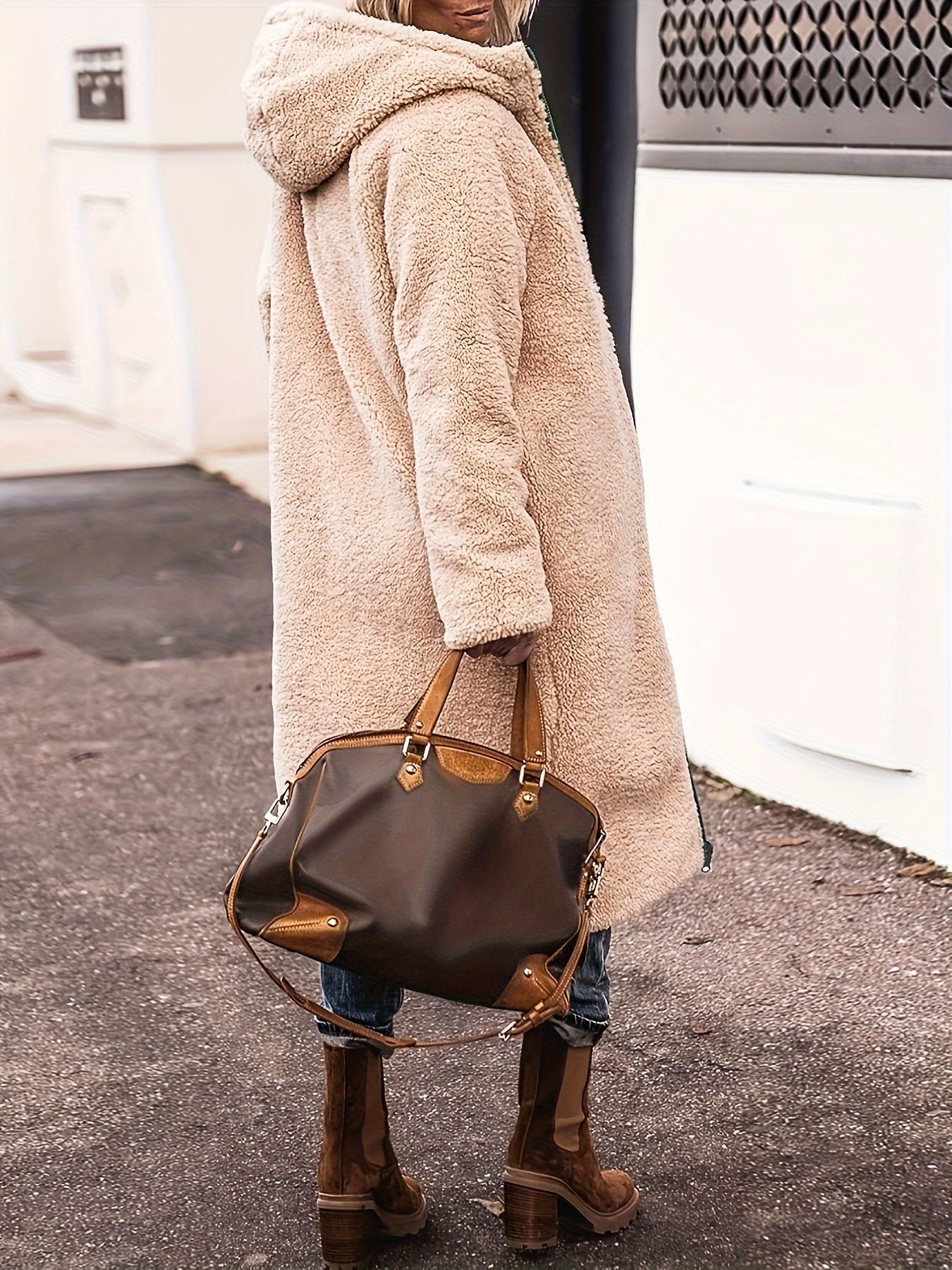 Camille | Cozy Reversible Long Coat