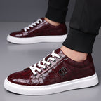 Bruno | Refined Textured Sneakers