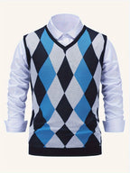 Chandler | Classic Argyle Sweater Vest