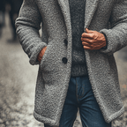 Nathan | Polar Fleece Lapel Coat