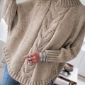 Corinne | Cozy High-Neck Cable-Knit Sweater