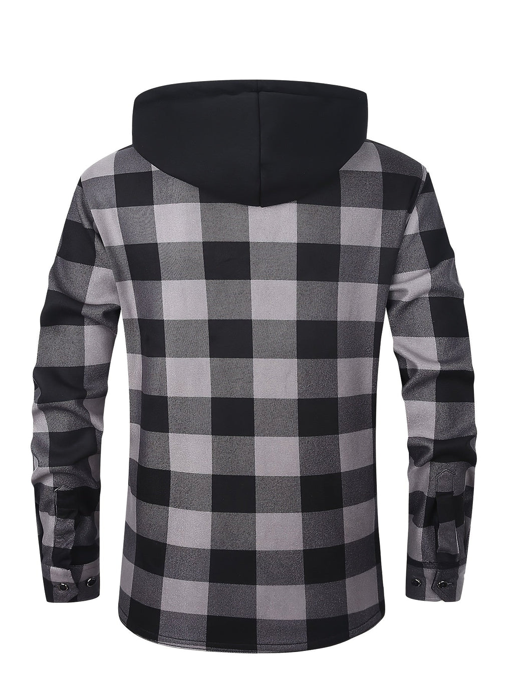 Desmond | Hooded Check Shirt Jacket