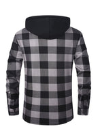 Desmond | Hooded Check Shirt Jacket