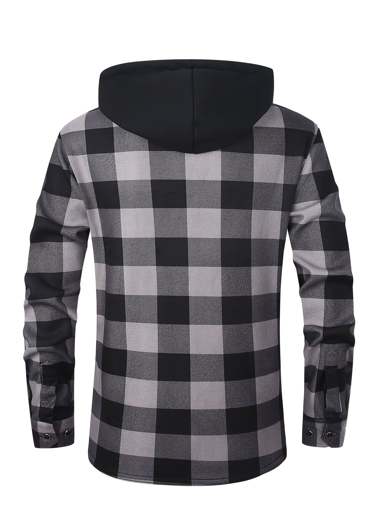 Desmond | Hooded Check Shirt Jacket