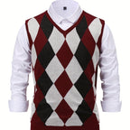 Chandler | Classic Argyle Sweater Vest