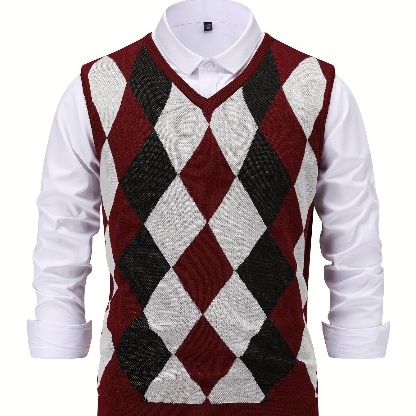 Chandler | Classic Argyle Sweater Vest