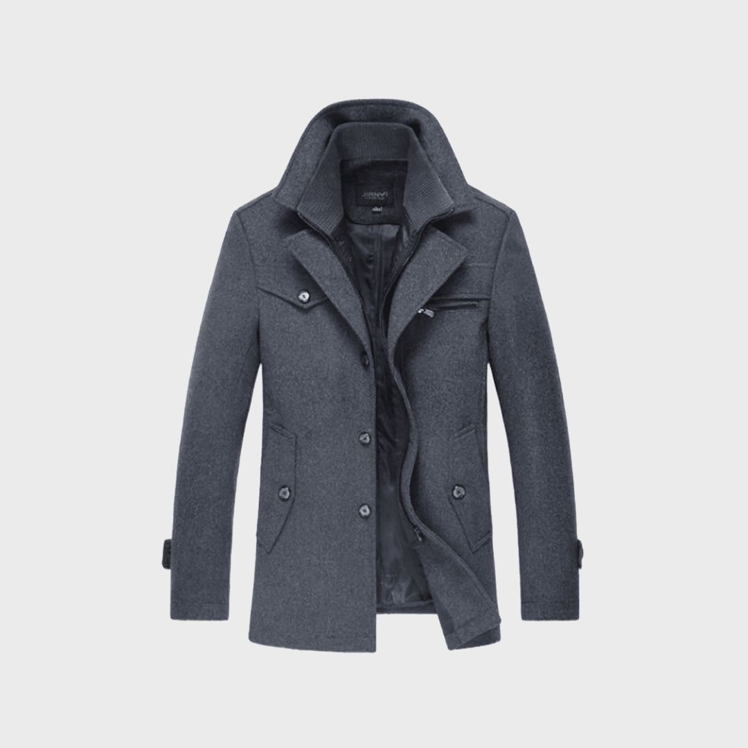 Andre | Classic Wool Peacoat