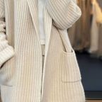 Kiara | Knitted Wool Cardigan With Pockets