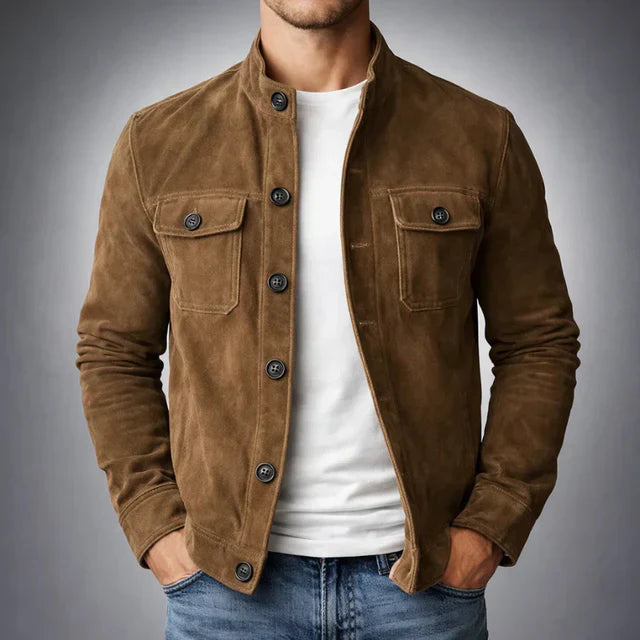 Jacob | Classic Pocket Suede Jacket