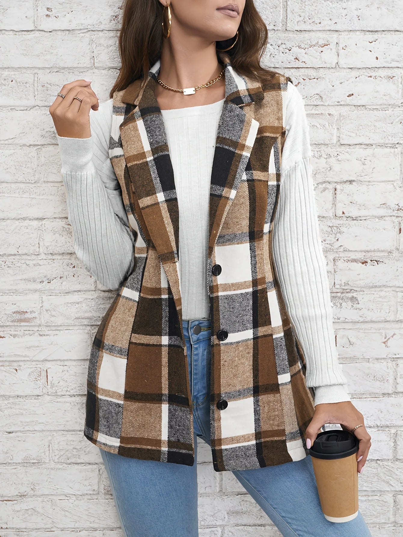 Camden | Wool Plaid Vest