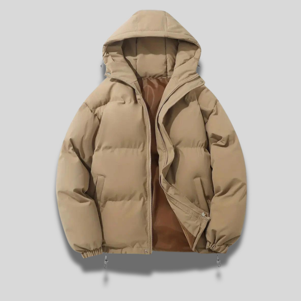 Lexy hooded winter jacket, back
