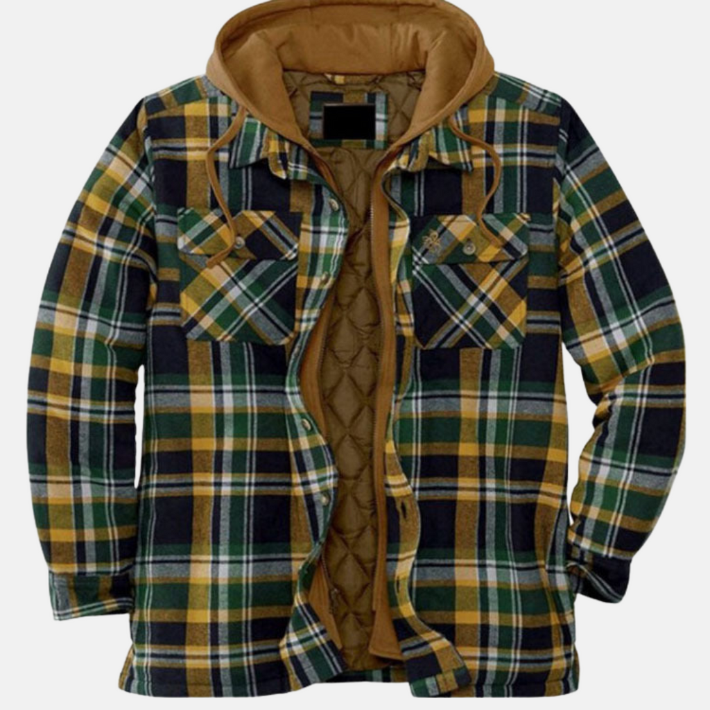 Rhett | Rugged Hooded Plaid Jacket