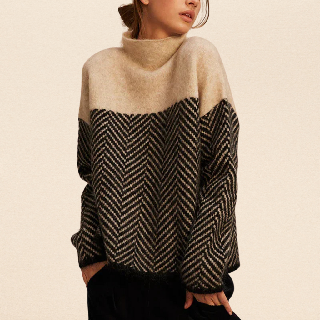 June |  COZY TURTLENECK SWEATER