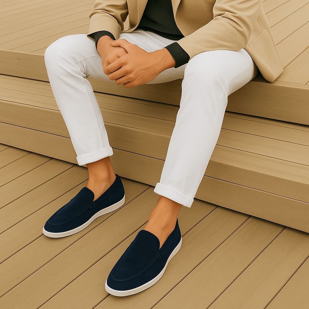 Fred | Elegant suede loafers
