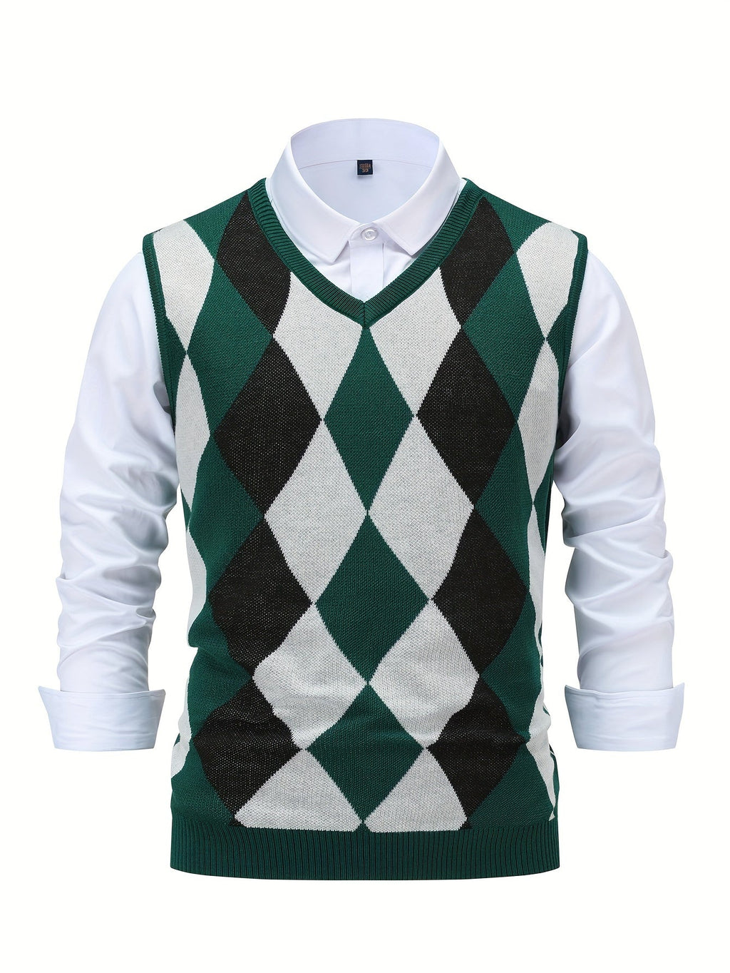 Chandler | Classic Argyle Sweater Vest
