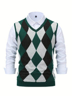 Chandler | Classic Argyle Sweater Vest