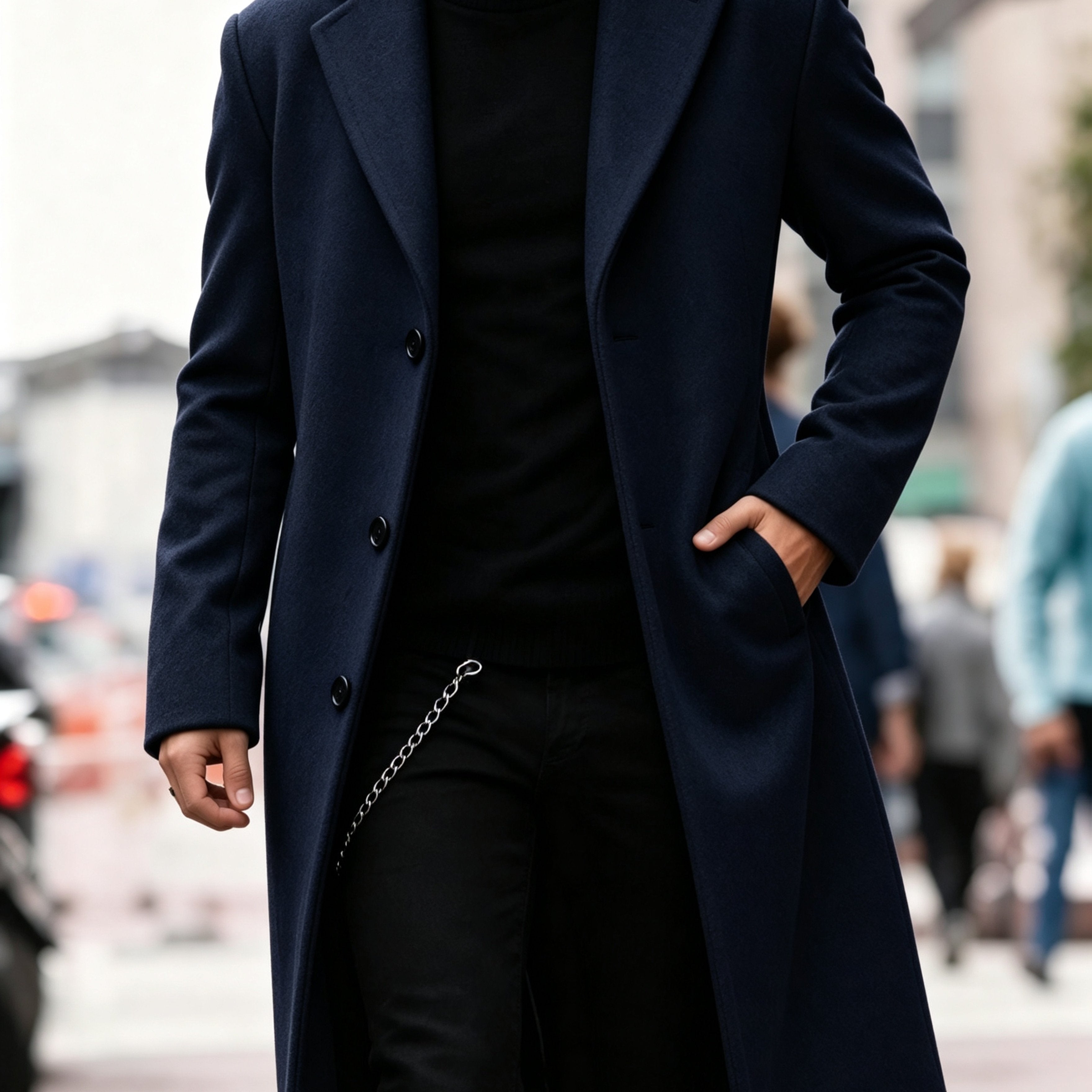 Chandler | Refined Long Trench Coat