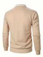 Raymond | Textured Zip-Up Bomber Jacket