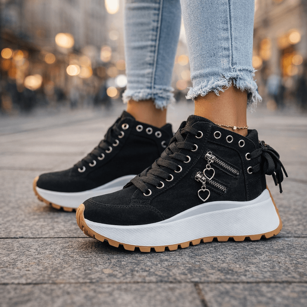 Saylor | Premium High Cut Lace Shoes