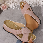 Charlotte | Premium Orthopedic Wedge Sandal