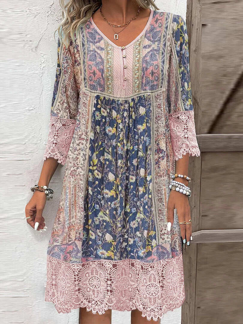 Margot | Luxury Patterned Dress
