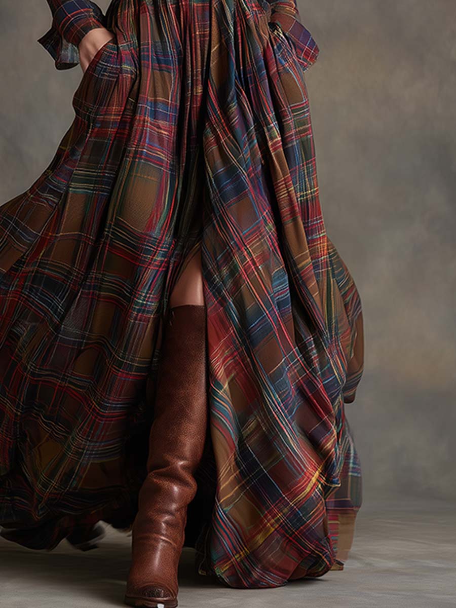 Lauren | Classic Belted Button-Up Shirt Dress