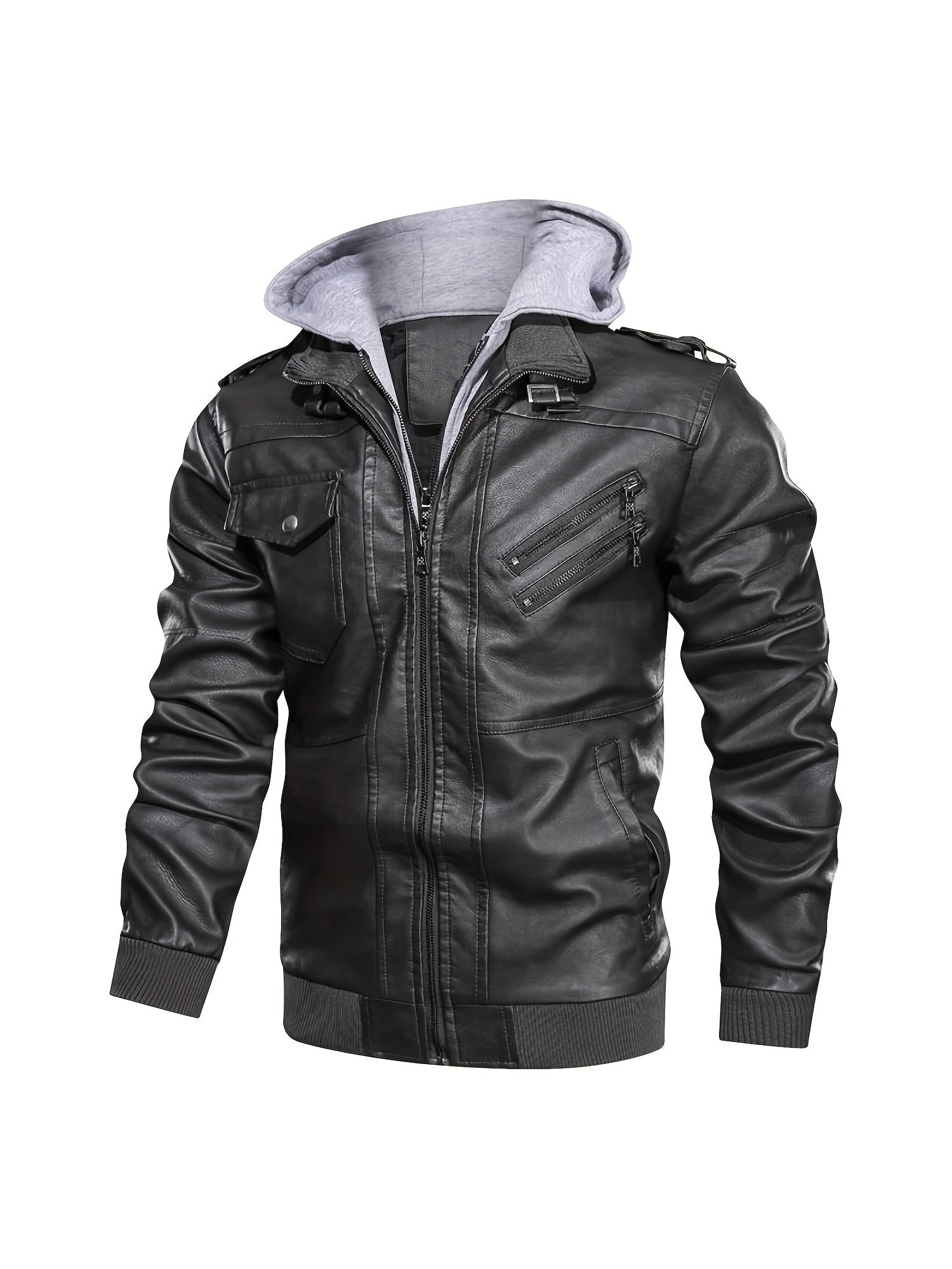Maddox | Hooded Moto Jacket