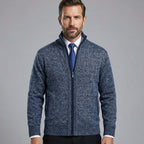 Owen | Solid Stand Collar Knit Cardigan