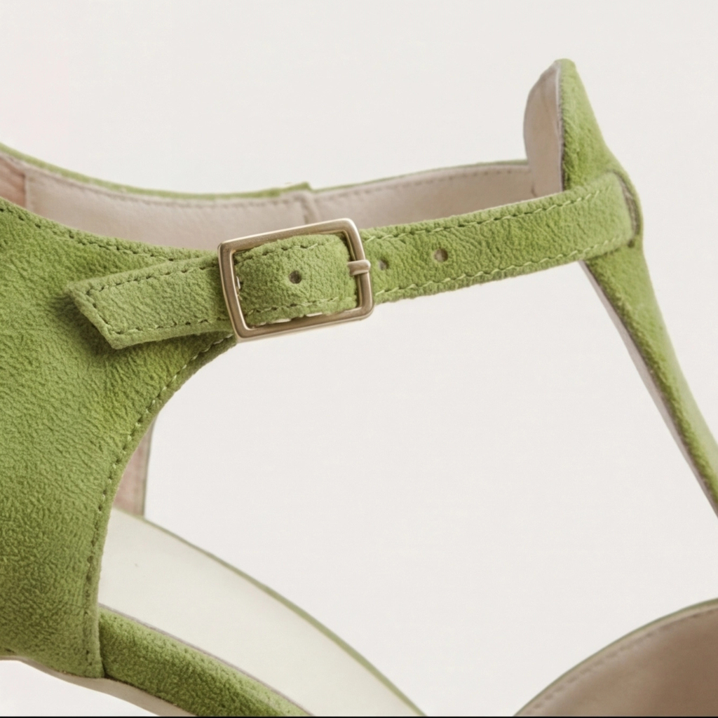 Rebecca | Classic Close Toe Strap Heels