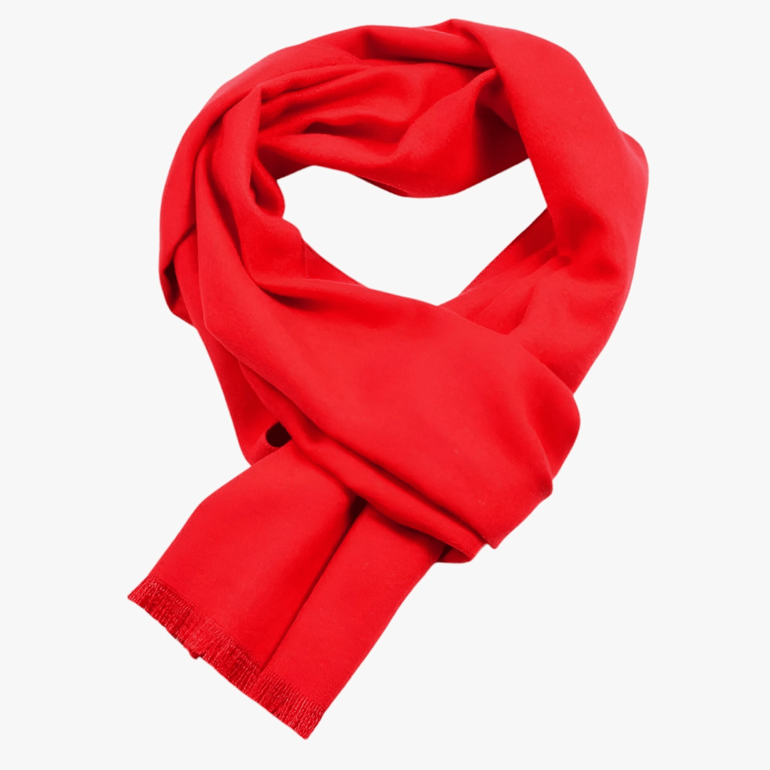 Fashion scarf, red colorway