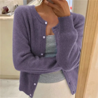 Delphina | Soft Button-Front Cardigan