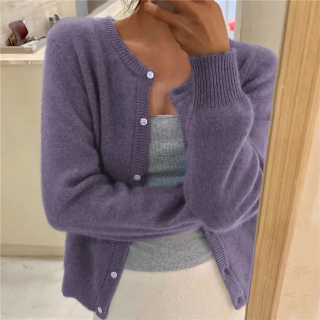 Delphina | Soft Button-Front Cardigan