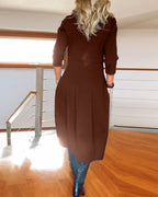 Inès - Elegant and Comfortable Vintage Maxi Dress