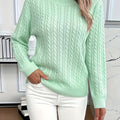 Faye | Cable-Knit Round Neck Sweater