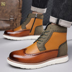 Lawrence | Refined Wingtip Ankle Boots