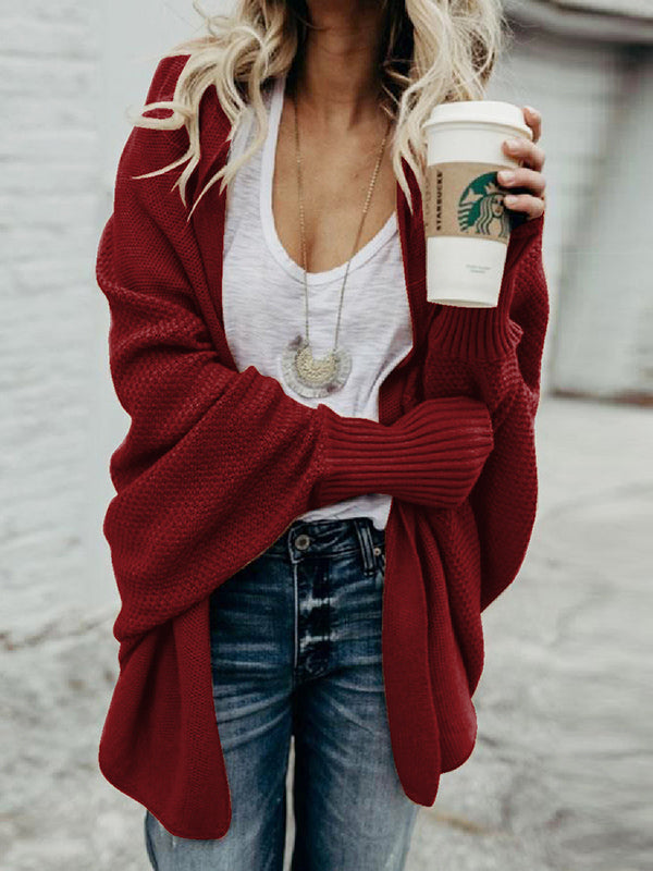 Vaila Knit Batwing Cardigan – front view