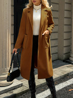 Evangeline | Tailored Belted Long Coat