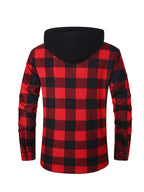 Desmond | Hooded Check Shirt Jacket