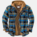 Rhett | Rugged Hooded Plaid Jacket