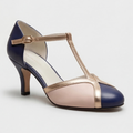 Veronica | Classic T-Strap Closed Toe Heel