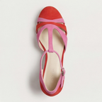 Joanna | Modern Closed Toe T-Strap Heels