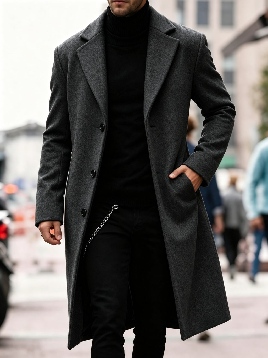 Chandler | Refined Long Trench Coat