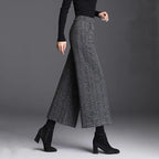 Beatrix | Checked Wide-Leg Trousers