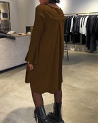 Jovalinne - Casual Dress with Flared Sleeves