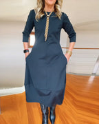Inès - Elegant and Comfortable Vintage Maxi Dress