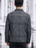 Fletcher | Patterned Trucker Jacket
