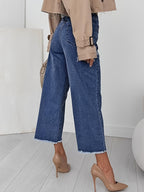 Denise | Tailored Cropped Straight-Leg Jeans