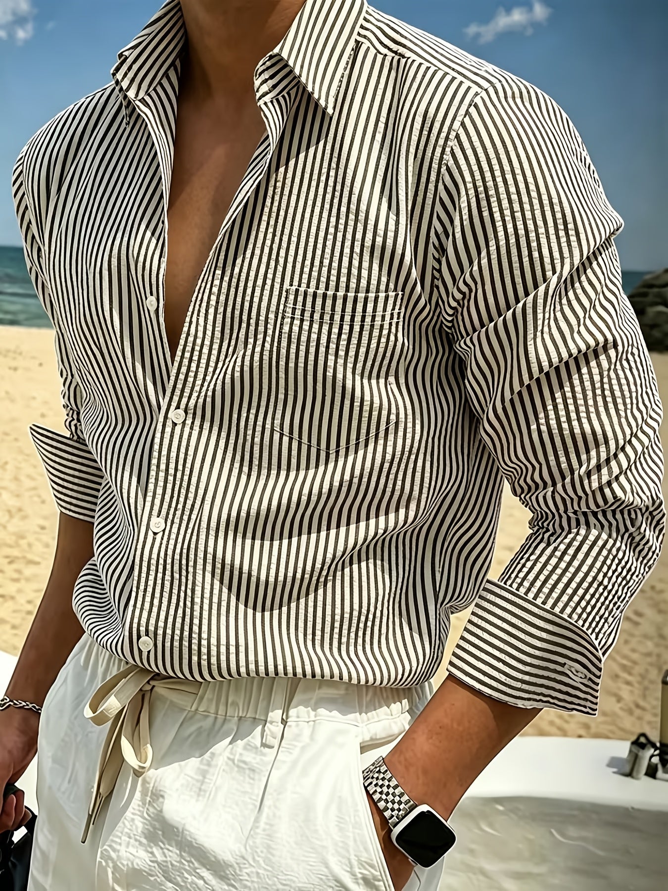 Bennett | Striped Long Sleeve Shirt