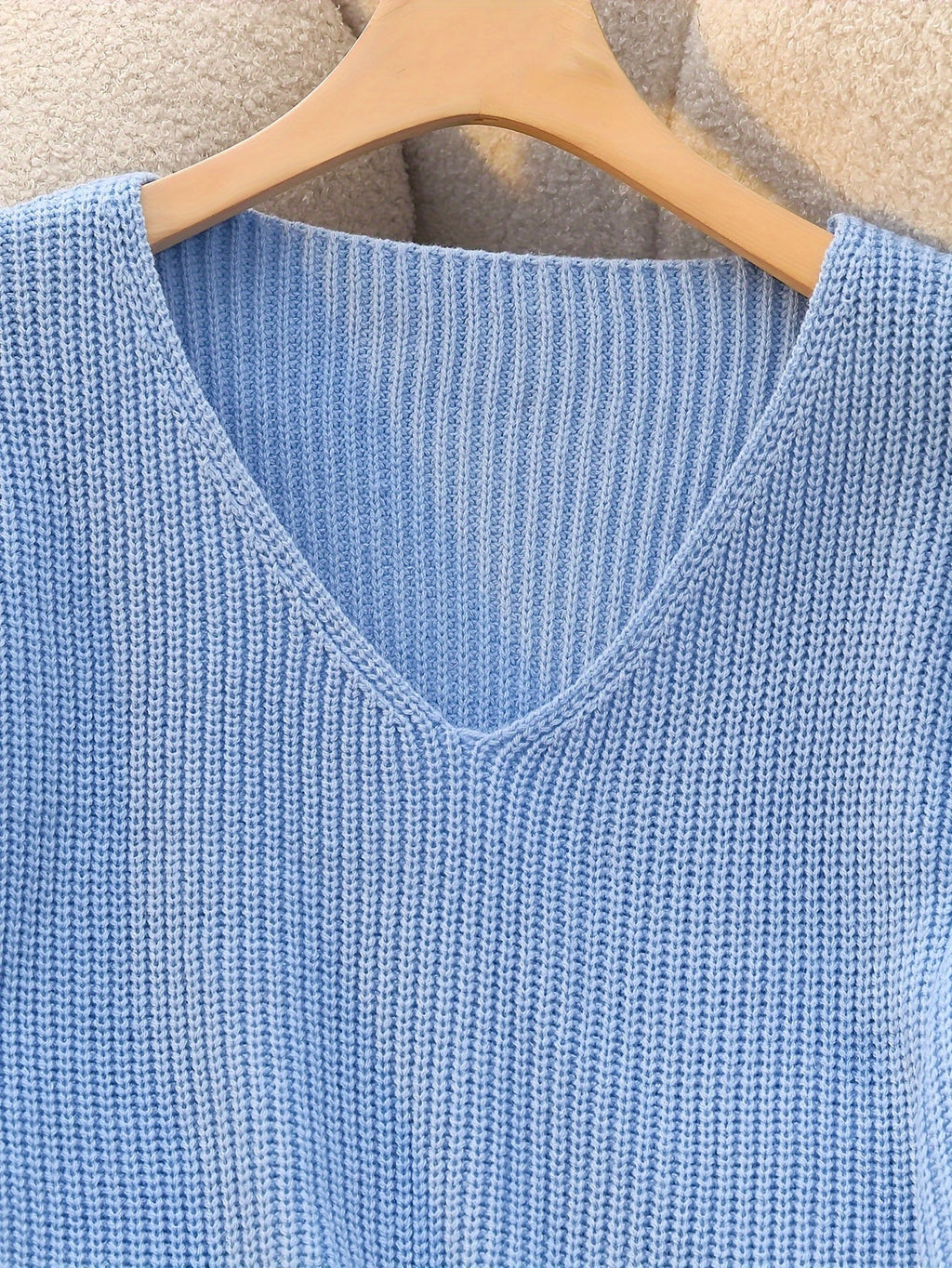Verity | Ribbed V-Neck Sweater